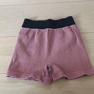 FP Movement by Free People Pink and Black Athletic Shorts